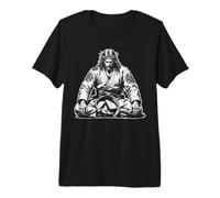 Meditating Jiu Jitsu Jesus Premium T-Shirt