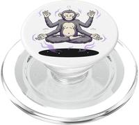 Meditating Monkey Four Arms Yoga Zen Funny PopSockets PopGrip for MagSafe