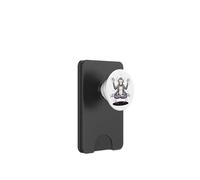 Meditating Monkey Four Arms Yoga Zen Funny PopSockets PopWallet for MagSafe