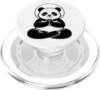 Meditating Panda Yoga Zen Balance PopSockets PopGrip for MagSafe