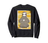 MEDITATING SLOTH Yoga Meditation Teacher Meme Sweatshirt