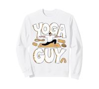 Meditating Stick Man Meditation Zen Namaste Yoga Instructor Sweatshirt