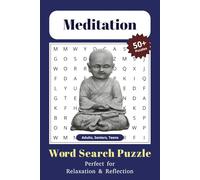 Meditation 50+ Puzzles: Word Search Puzzle | For Adults, Seniors, Teens | Perfect for Relaxation & Reflection