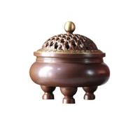 Meditation Accessories Household Horseshoe Foot Agarwood Aromatherapy Tray Incense Burner Brass Bamboo Antique Incense Burner Adornos Para Sala