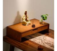 Meditation Altar Table, Altar Cabinet, Buddhist Table with Drawer for Home Use, Designed for Home Use, Compact Altar for Prayer And Meditation