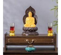 Meditation Altar Table with Drawer, Bamboo Furniture for Spiritual Practices, Ideal for Prayers, Divination, and Displaying Jars, Plants, and Books