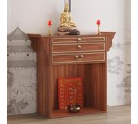 Meditation Altar Table with Storage Drawer, Puja Table for Home Prayer & Relaxation, Easy Assembly Worship Decor