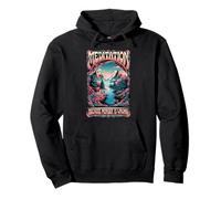 Meditation Because Murder Is Wrong Funny Retro Design Pullover Hoodie