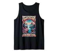 Meditation Because Murder is Wrong Funny Retro Design Tank Top