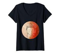 Meditation Buddha Zen Yoga Lover Buddhist Spiritual V-Neck T-Shirt