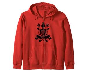 Meditation Buddhist Spiritual Yoga Zen Buddha Spirituality Zip Hoodie