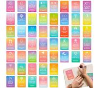 Meditation Cards - 50X Mindful Affirmation Cards - Meditation Stress Relief Tools for Women Teens Kids Men to Encourage Positivity and Confidence
