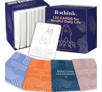 Meditation Cards for Anxiety Relief - Daily Positive Affirmation Cards | 120 Cards Affirmation for Mental Health - Calming Self Care for Women - Perfect Mindfulness Gift for Adult