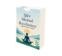 Meditation Cards, Positive Affirmation Cards for Mental Resilience and Stress Relief, Daily Mindfulness Practice Tool for Self Care, Motivational Gift for Teens and Adults