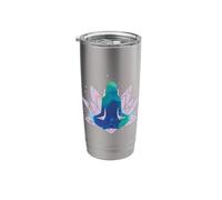 Meditation Cross-Legged Mind and Body Stainless Steel Insulated Tumbler
