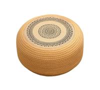 Meditation Cushion - Floor Cushion and Cushion | Meditation Cushions for Sitting on the Floor | Thinking Cushion with Thick Handcrafted Straw | Breathable for Skin for Seats