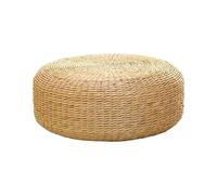 Meditation Cushion Futon Tatami Rattan Floor Seat Hand-Woven for Relaxation Reading Balcony Suitable for Home Decoration Gift, 40cm diameter