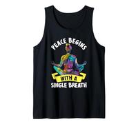 Meditation Design for Yoga Lovers - A Single Breath Tank Top