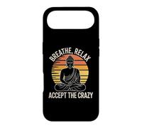Meditation Design For Yoga Lovers - Breathe Relax Accept Case for iPhone Air