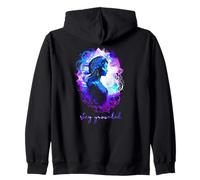 Meditation Esoteric Watercolour Stay Grounded Yoga Zip Hoodie