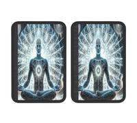 Meditation Fantasy Yoga Lovers Universal Car Accessories Seat Belt Pad For Car Truck,2pcs Seat Belt Covers Soft Comfortable Shoulder Strap Pads