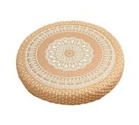 Meditation Floor Pillow | Round Seat Cushion Pad,Breathable Tatami Seating Pad for Bay Window Tea Table, Meditation Yoga Sitting Mat