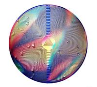 Meditation Focus Disc 10cm Pyramid Symbol for Mindfulness | Pyramid symbol design, enhances consciousness focus, aids deep meditation states, 10cm compact size