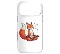 Meditation Fox Yoga Pose Relaxing Animal Case for iPhone 17 Pro Max