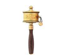 Meditation Gifts,buddhism for beginners Hand Held Prayer Wheel Buddhist Prayer Wheel Hand Carved Tibetan Prayer Wheel Spiritual/Relaxation/Meditation Gift Home Decor