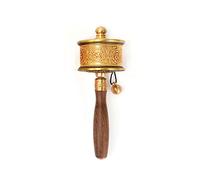 Meditation Gifts,buddhism for beginners Hand Held Prayer Wheel Buddhist Prayer Wheel Tibetan Prayer Wheel, Alloy Tibetan Buddhism Six Words Mantra Hand Cranking Buddhist Prayer Whe
