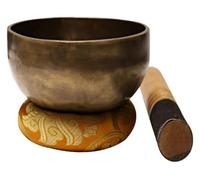 Meditation Gifts,Tibetan Singing Bowl Set Handcrafted,Large Himalayan Metal Bowls for，yoga accessories