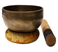 Meditation Gifts,Tibetan Singing Bowl Set Handcrafted,Large Himalayan Metal Bowls for，yoga accessories(20cm)