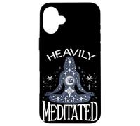 Meditation Heavily Meditated Womens Yoga and Mindfulness Case for iPhone 16 Plus