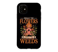 Meditation Inhale The Flowers Exhale The Weeds Yoga Case for iPhone 11
