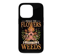 Meditation Inhale The Flowers Exhale The Weeds Yoga Case for iPhone 13 Pro