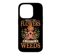 Meditation Inhale The Flowers Exhale The Weeds Yoga Case for iPhone 14 Pro