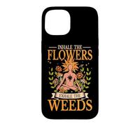 Meditation Inhale The Flowers Exhale The Weeds Yoga Case for iPhone 15