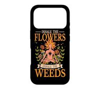 Meditation Inhale The Flowers Exhale The Weeds Yoga Case for iPhone 17 Pro