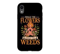 Meditation Inhale The Flowers Exhale The Weeds Yoga Case for iPhone XR