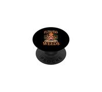 Meditation Inhale The Flowers Exhale The Weeds Yoga PopSockets Adhesive PopGrip
