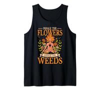 Meditation Inhale The Flowers Exhale The Weeds Yoga Tank Top