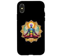 Meditation Inner Energy Chakras Spiritual Health Focus Calm Case for iPhone X/XS