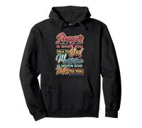 Meditation Is When God Talks To You Meditation Pullover Hoodie
