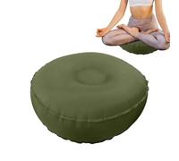 Meditation Mat - Inflatable Meditation Pillow for Sitting on Floor - Non-Slip Seats Bolster for Relaxation Exercise Men Women Adults Indoor Outdoor Use Backyard Gym Living Room