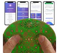 Meditation & Mindfulness Spiritual Tools & Gifts for Healing & Stress Relief - Powerforms Sacred Geometry Copper Portal Plate 5.75” x 4.25”