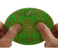 Meditation & Mindfulness Spiritual Tools & Gifts for Healing & Stress Relief - Powerforms Sacred Geometry Copper Portal Plate 5.75” x 4.25”