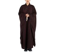 Meditation Monk Robe Loose Comfortable, Robes Gown Religion Monk Clothing for Buddhism Monk Buddhist Clothing for Adults Men Meditation Gown