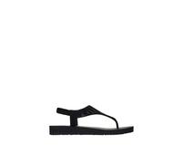 Women's Skechers MEDITATION - GLAMOROUS MUSE Womens Sandals Black - Size: 5