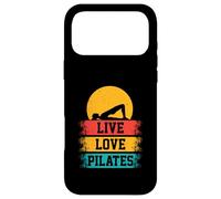 Meditation Pilates Bridge Pose Funny Live Love Pilates Retro Case for iPhone 17 Pro Max