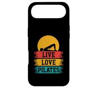 Meditation Pilates Bridge Pose Funny Live Love Pilates Retro Case for iPhone Air